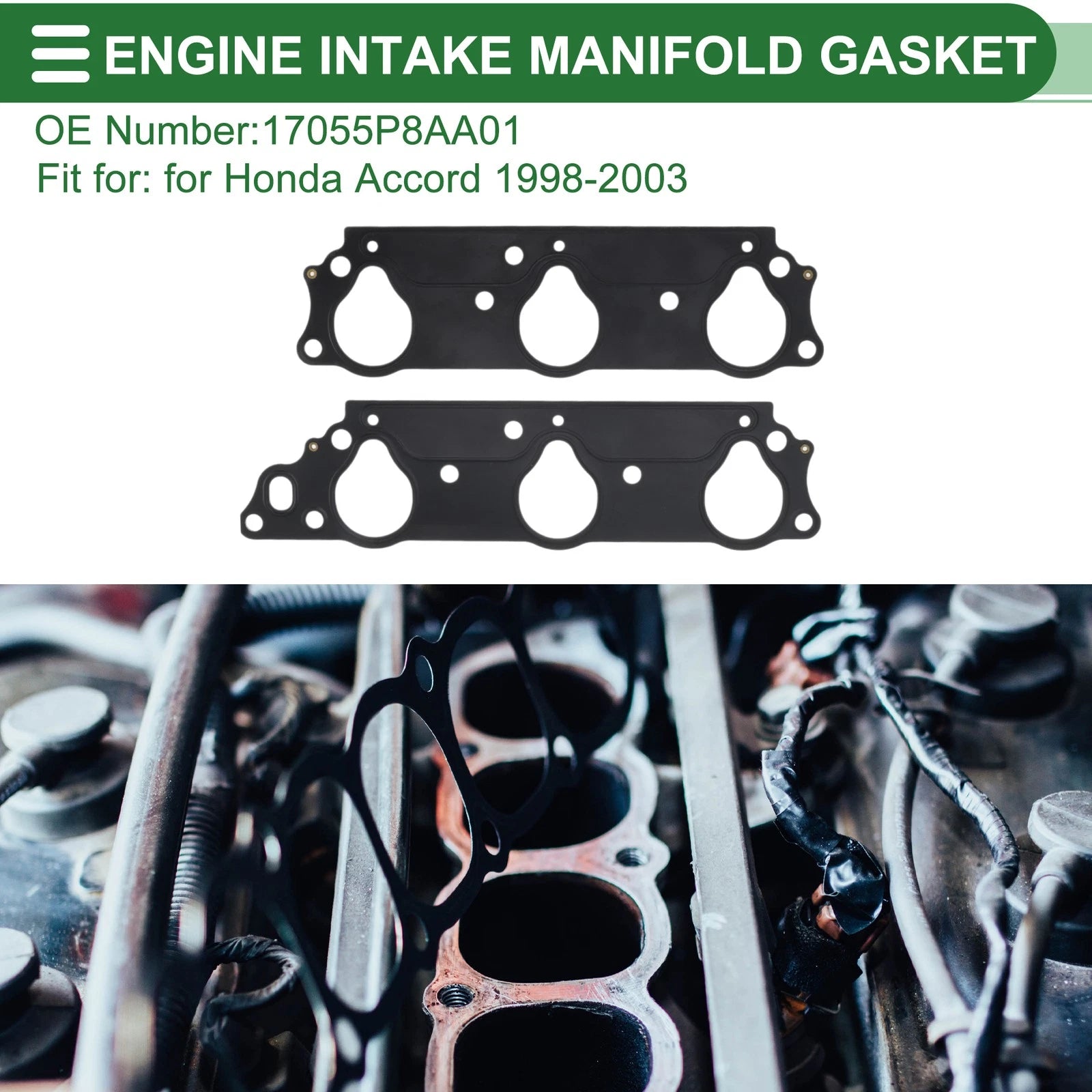 Engine Intake Manifold Gasket for Honda Accord (1998–2003)