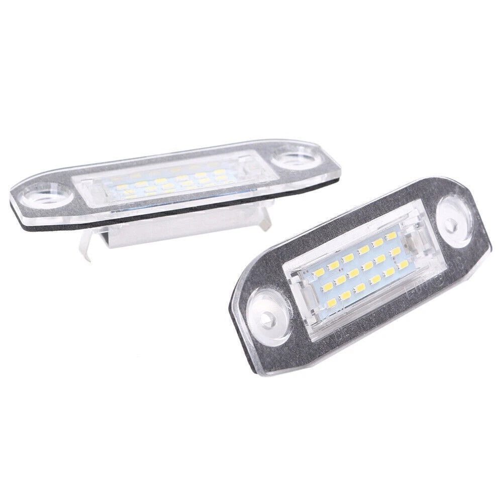 2X LED License Plate Lights for Volvo V70 (2000–2013) CX60 (2008–2013)