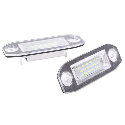 2X LED License Plate Lights for Volvo V70 (2000–2013) CX60 (2008–2013)