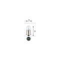 Pack of 10 BA15S 12 Volt 5 Watt Interior Park Bulbs