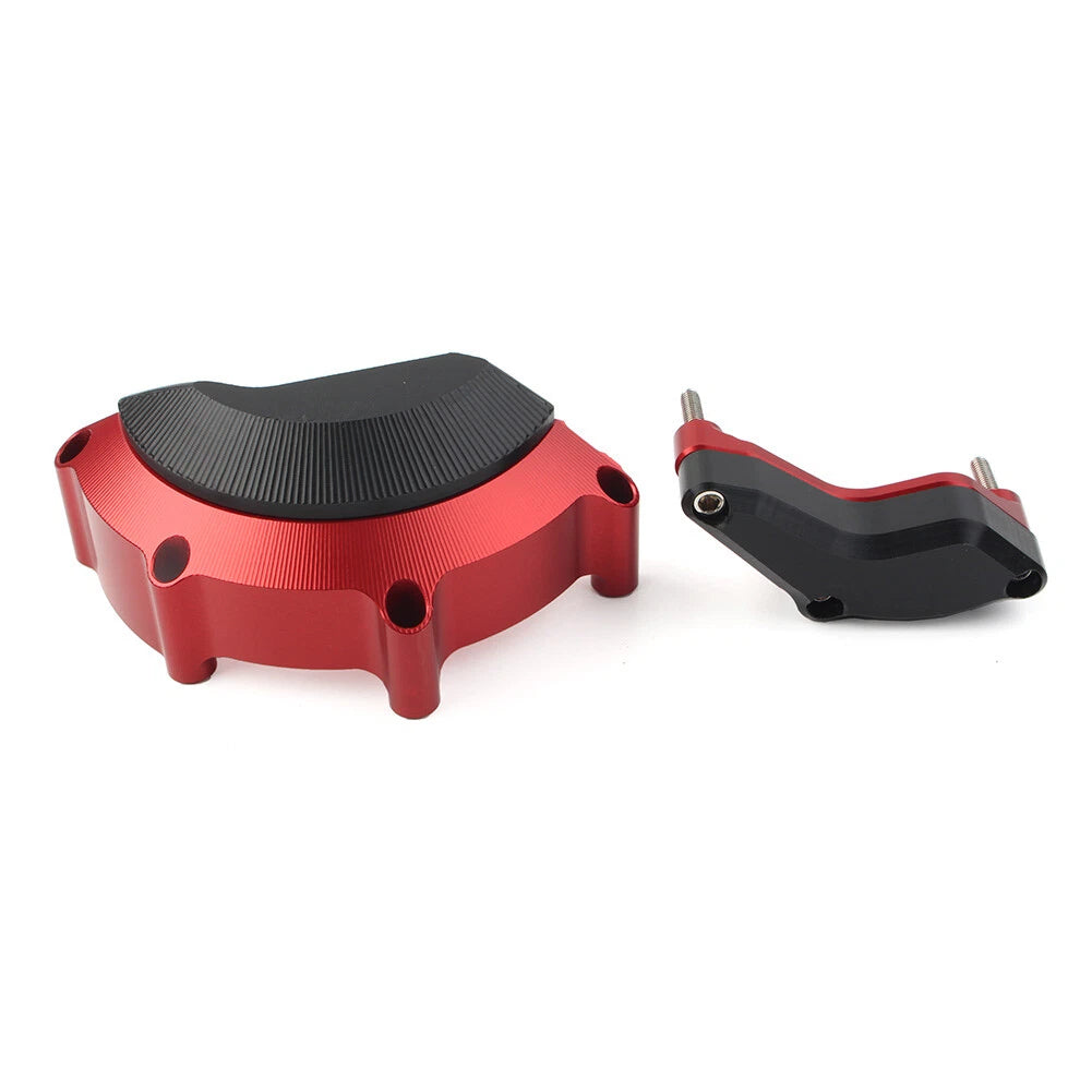 Engine Case Slider Protector Cover for Yamaha R6 (2008–2017) Red Aluminum