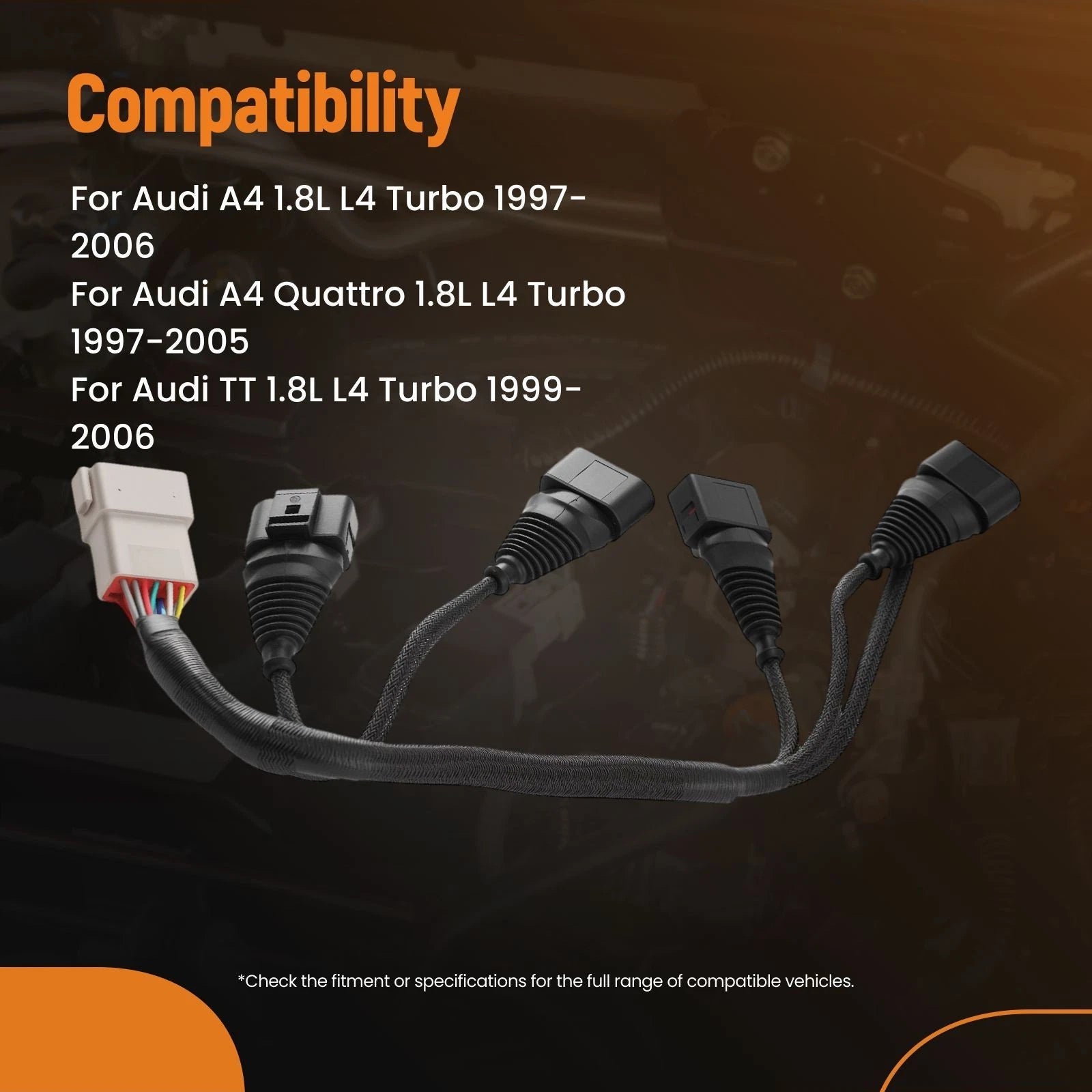 Engine Wire Harness for Audi A4 TT VW Golf Jetta 1.8L Turbo (2000–2006)