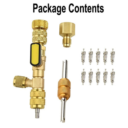 12 Pcs Valve Core Remover Installer Kit for Automotive Applications