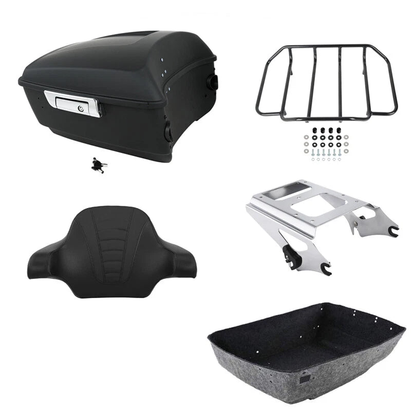 Trunk Backrest Rack Mount for Harley Touring Electra Glide (2009–2013)