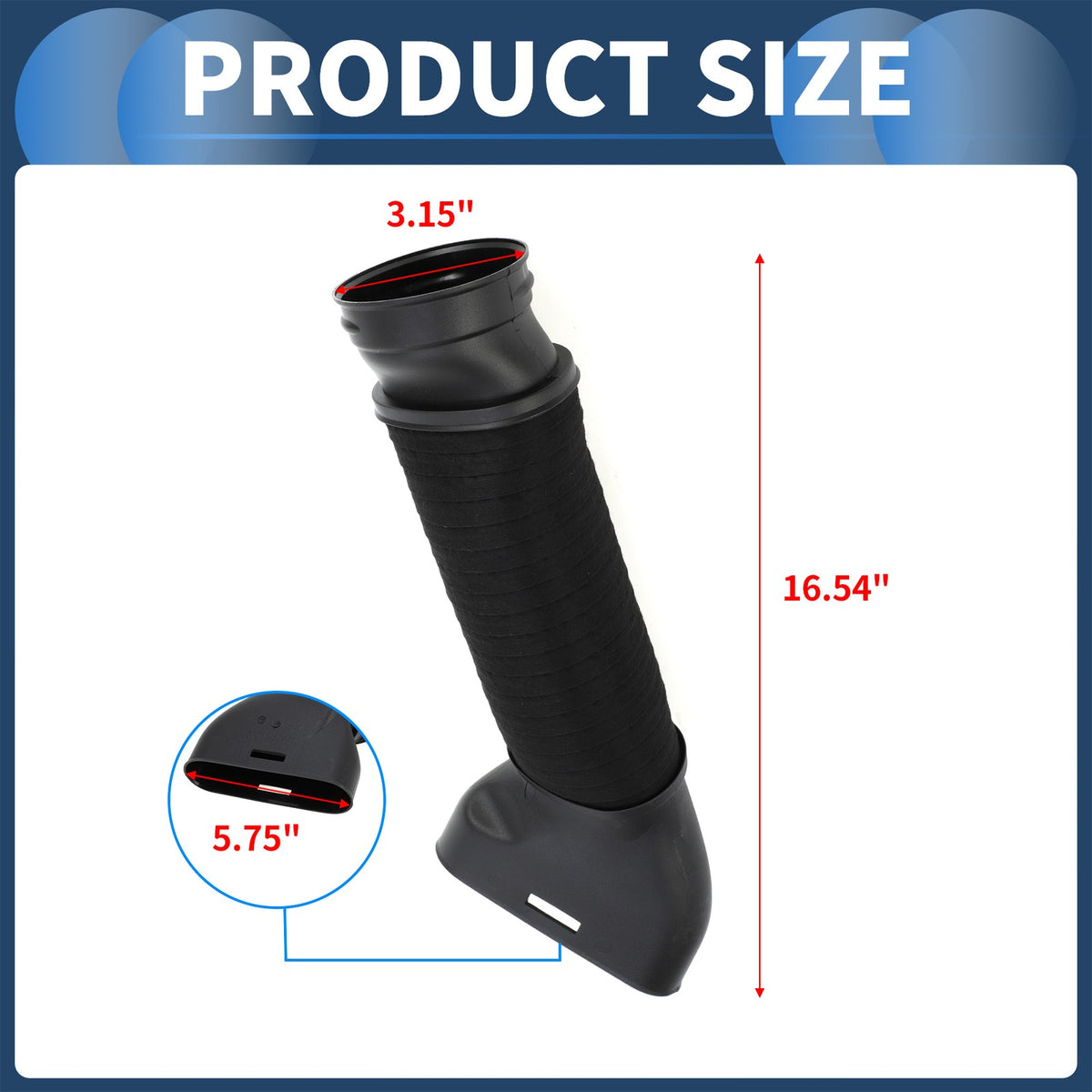 Air Cleaner Intake Duct Hose Replacement for Mercedes Benz C230 (2005–2015)