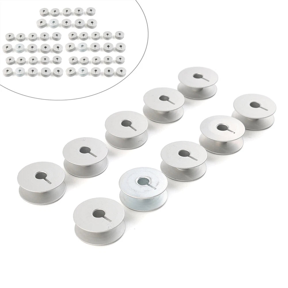 #18339A #167180A New Bobbins 25PCs For PFAFF 545 / 1245 ADLER 167 Silver