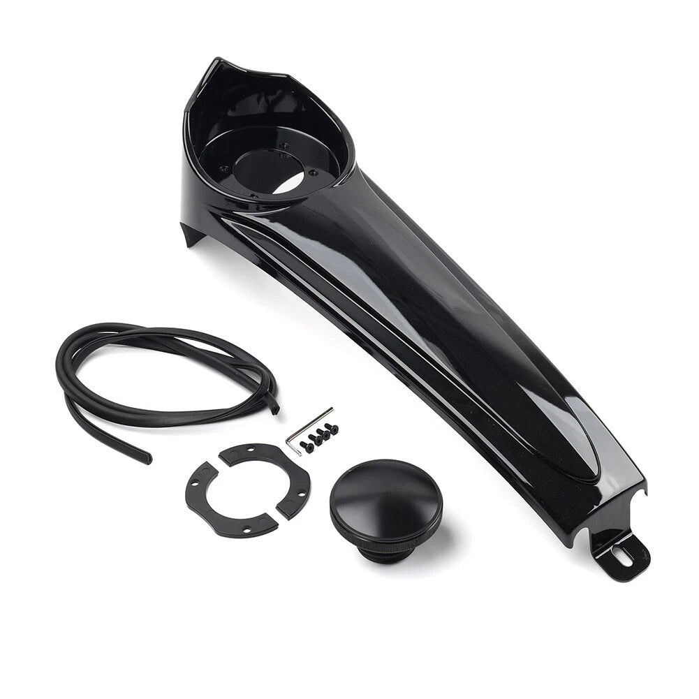 Stretched Dash Panel + Gas Tank Cap Cover for Harley Electra Street Glide (1986–2007)