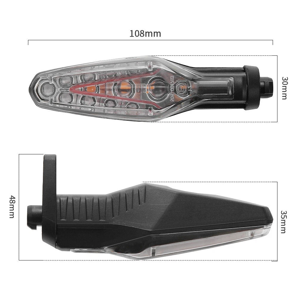1 Pair Rear Tail Light for BMW R1250GS ADV S1000R (2021–2025)