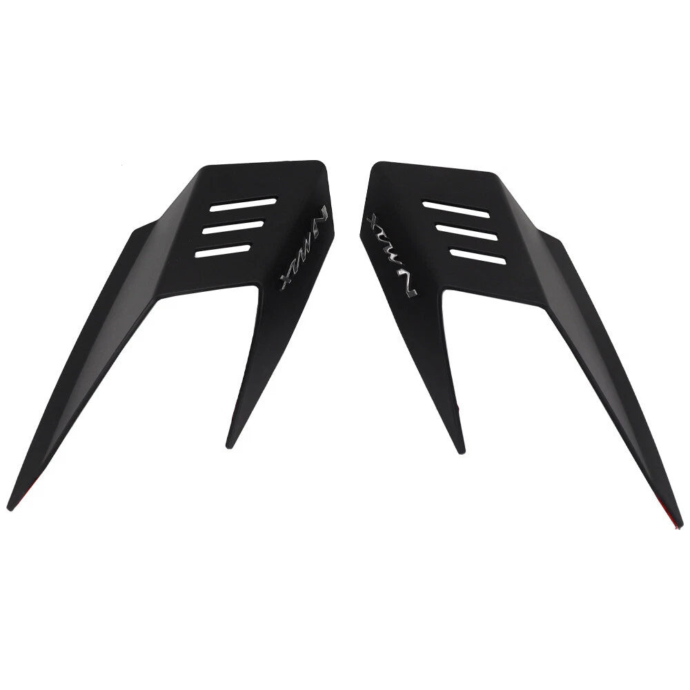 2Pcs Black Motorcycle Fairing Wing Side Spoiler Cover For Yamaha Nmax 2024-2025