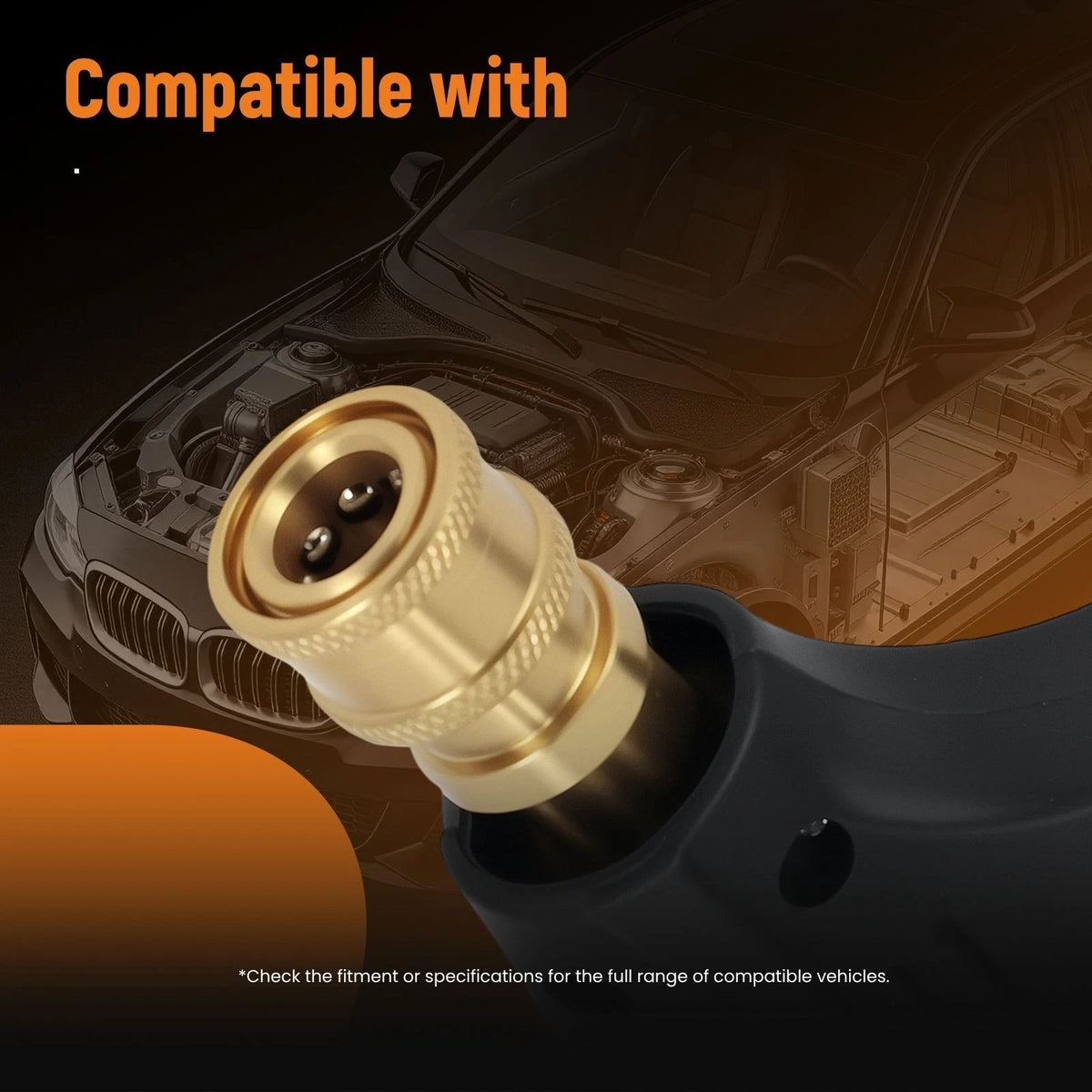 Spray Gun M22 14mm with 5 Quick Change Tips for Automotive