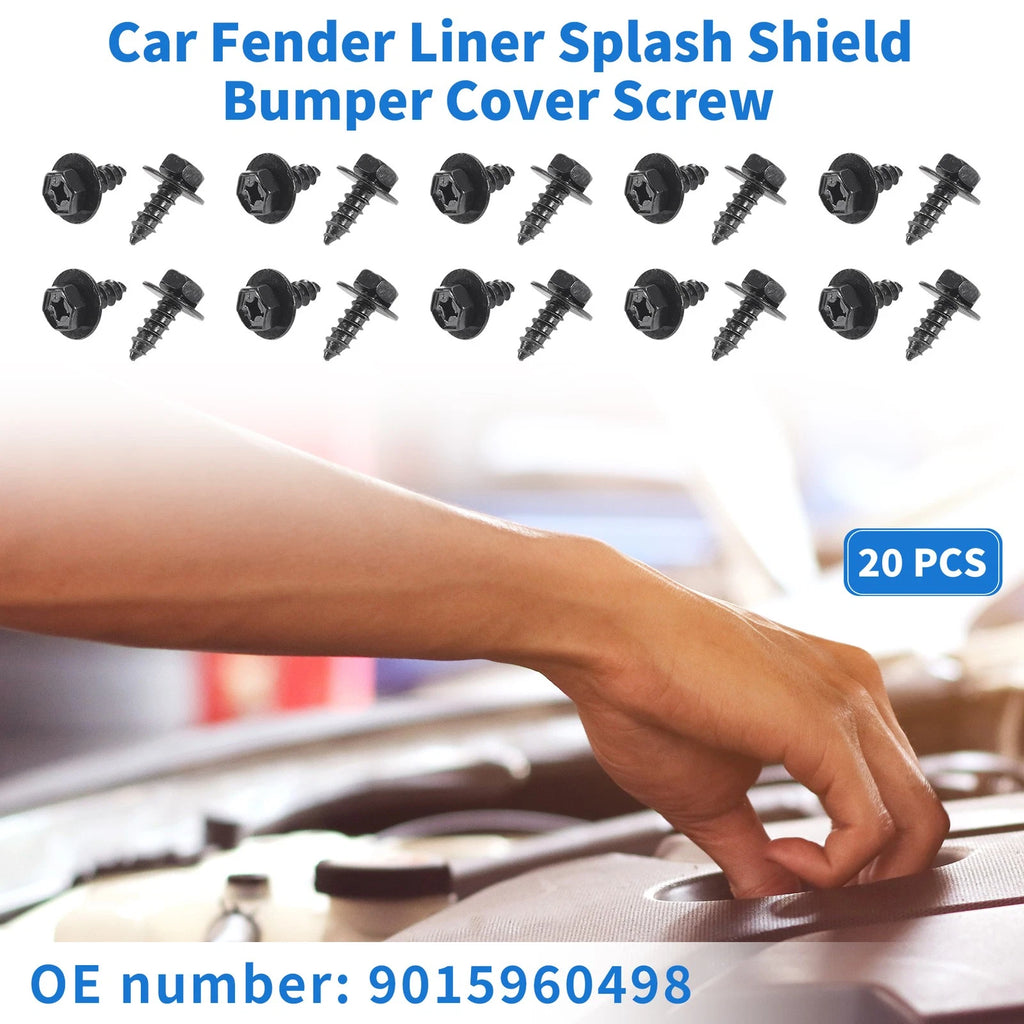 Car Fender Liner Splash Shield Screw Replacement Set for Scion XD (2008–2014)