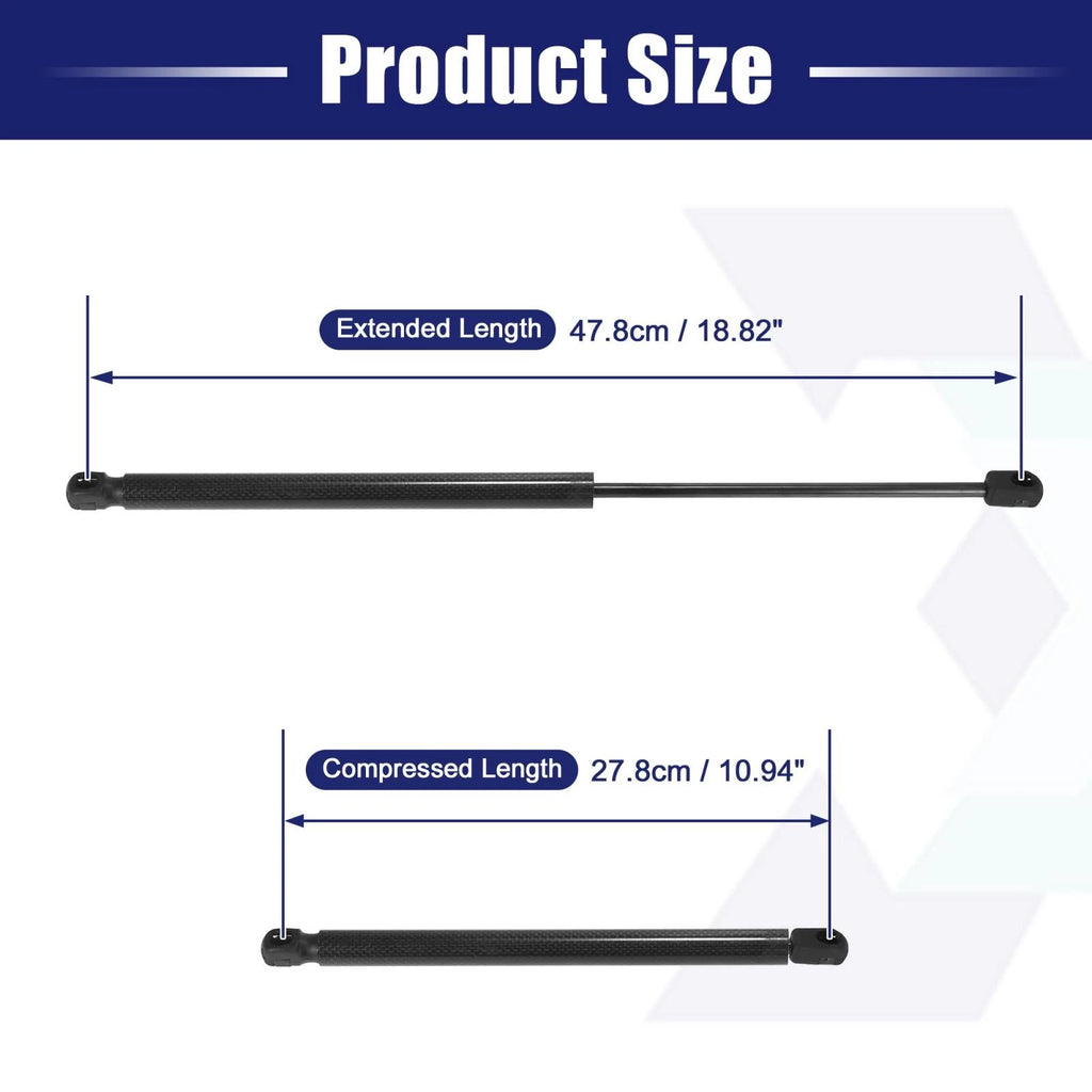2pcs Front Hood Lift Supports Gas Spring Replacement for Ram (2009–2018)