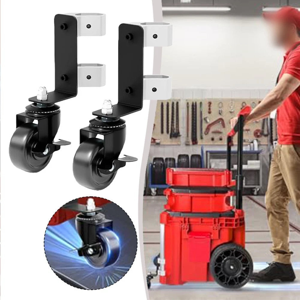 Dual Front Wheels for Packout Toolboxes (360 Degree Castors)