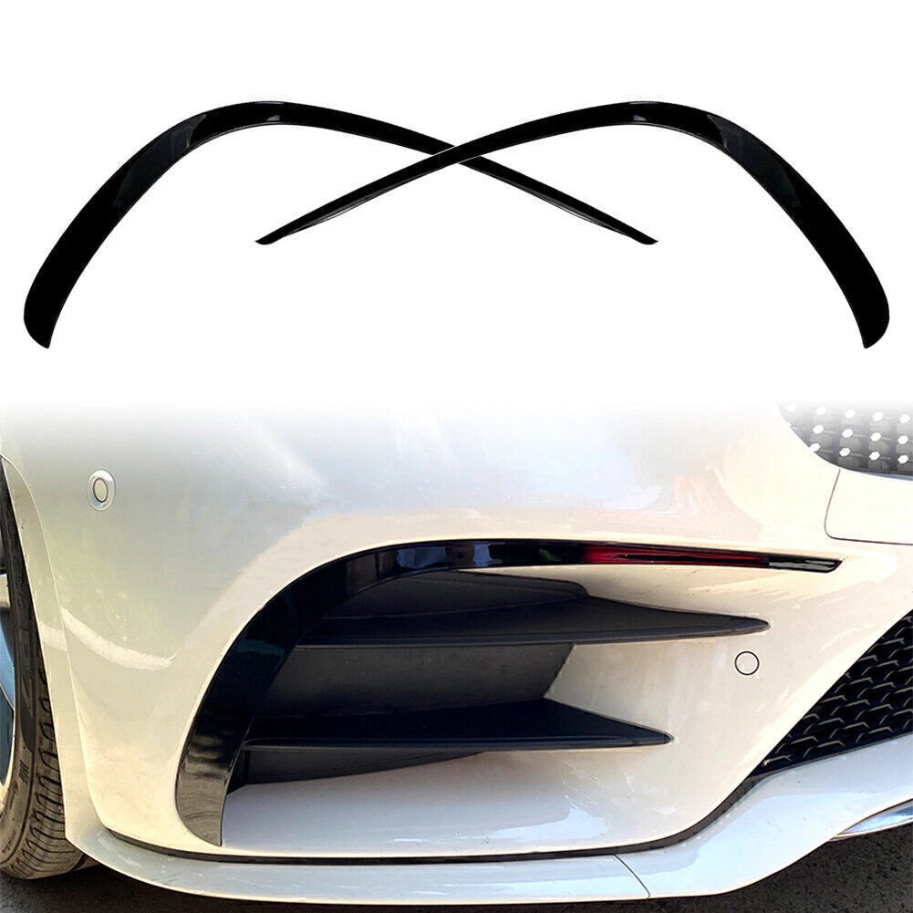 Front Bumper Lip Splitter Spoiler for Benz CLS-Class C257 (2018–2020)