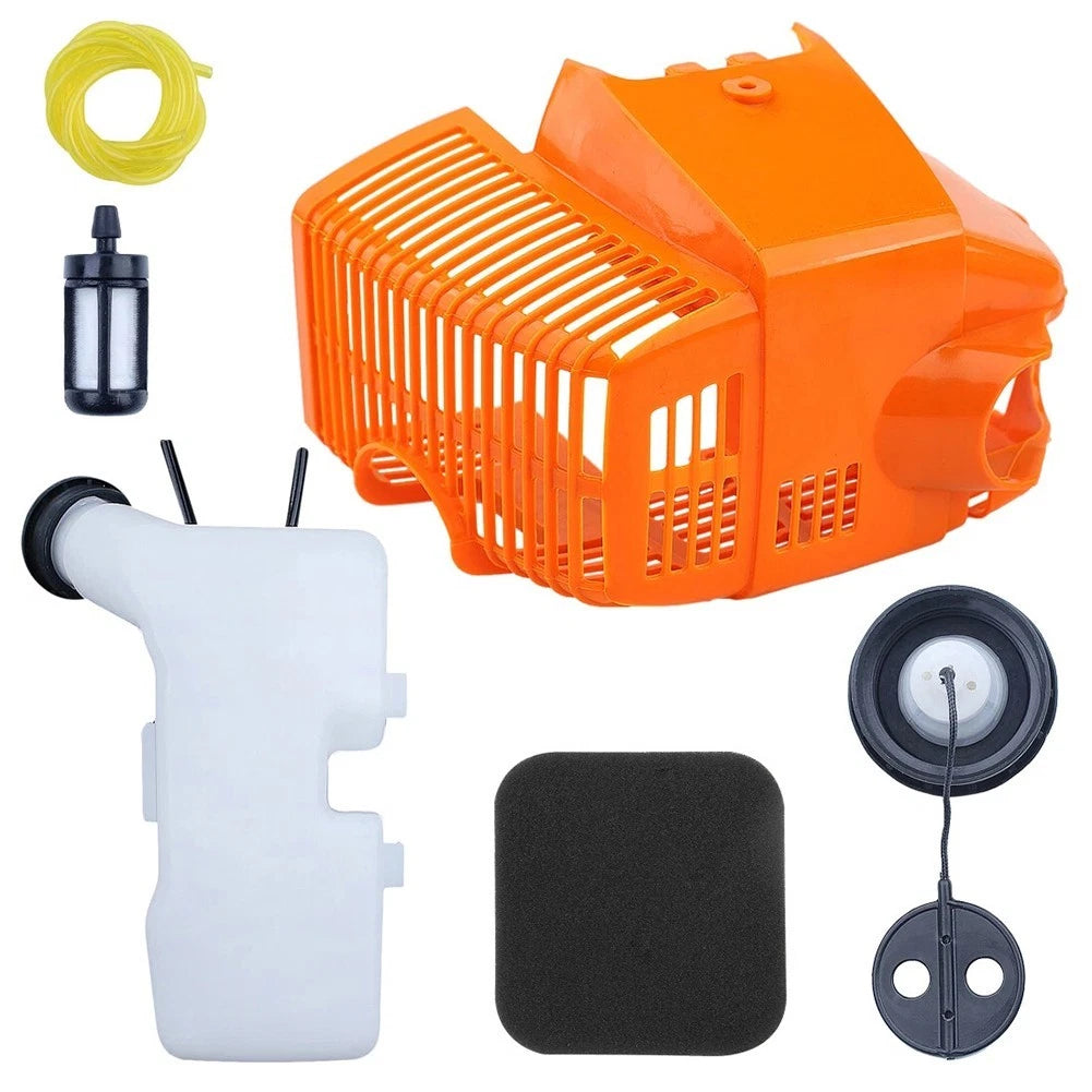 Fuel Tank Shroud Cover Kit for FS75 FS85 Trimmers (Includes Fuel Cap, Filter)