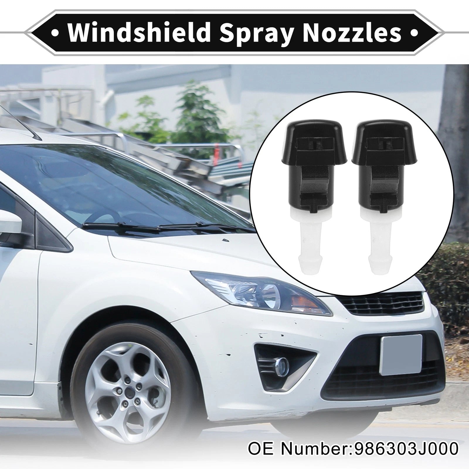Front Windshield Washer Nozzle Replacement for Kia Borrego (2008–2012)
