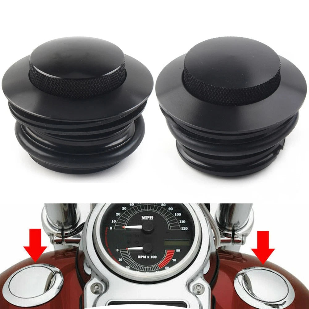 Flush Pop Up Gas Cap Vented for Harley (Fits )