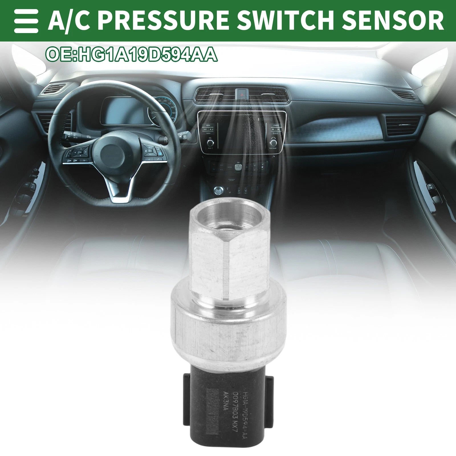 A/C Pressure Switch Sensor for Ford C-Max (2013–2018) HG1A19D594AA