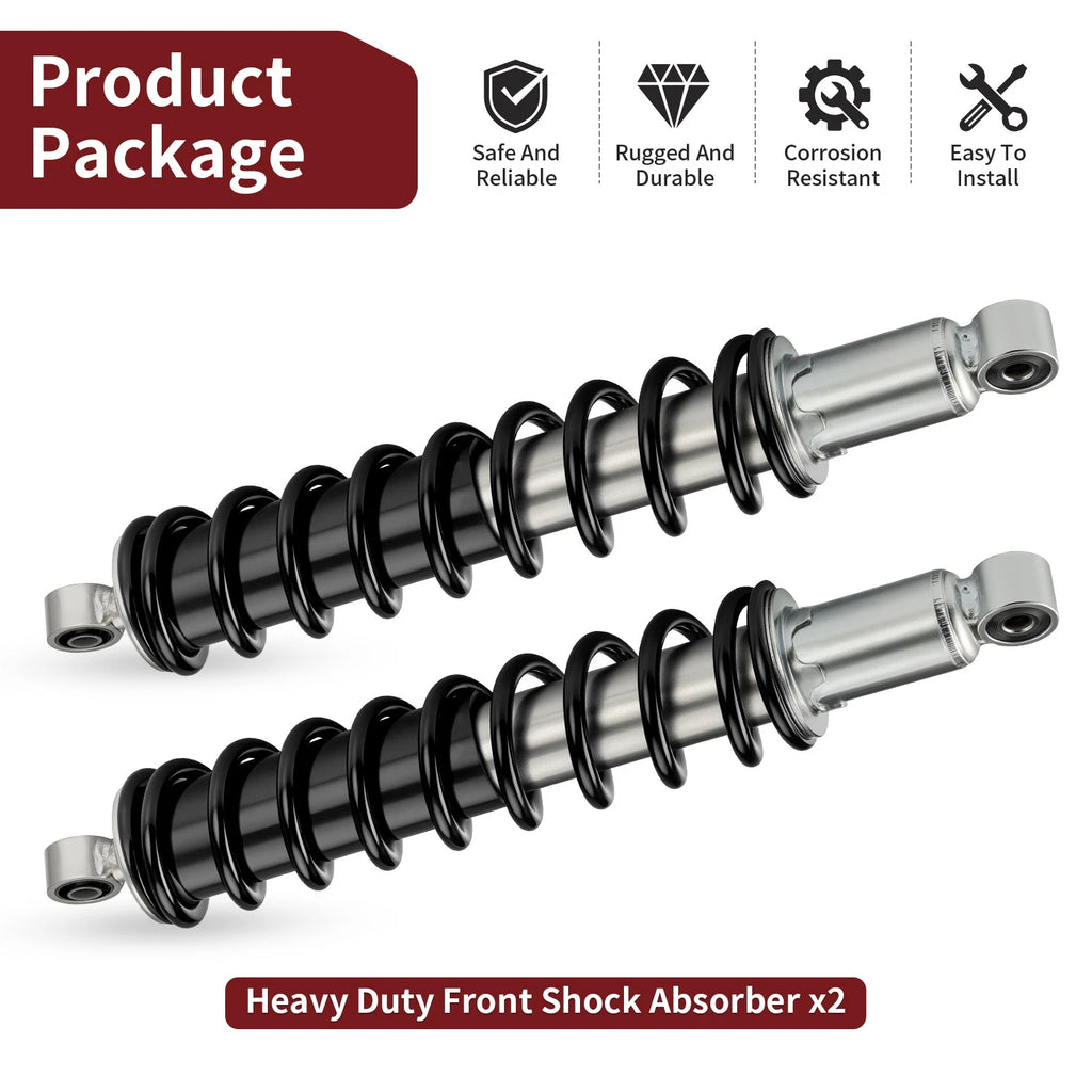 Set of 2 Front Shocks for Honda Foreman Rubicon 500 TRX500FGA (2004–2008)