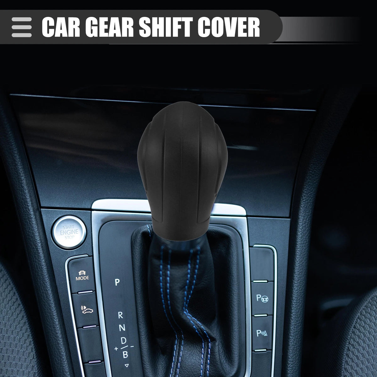 Set of 2 Silicone Gear Shift & Handbrake Covers for Universal Cars