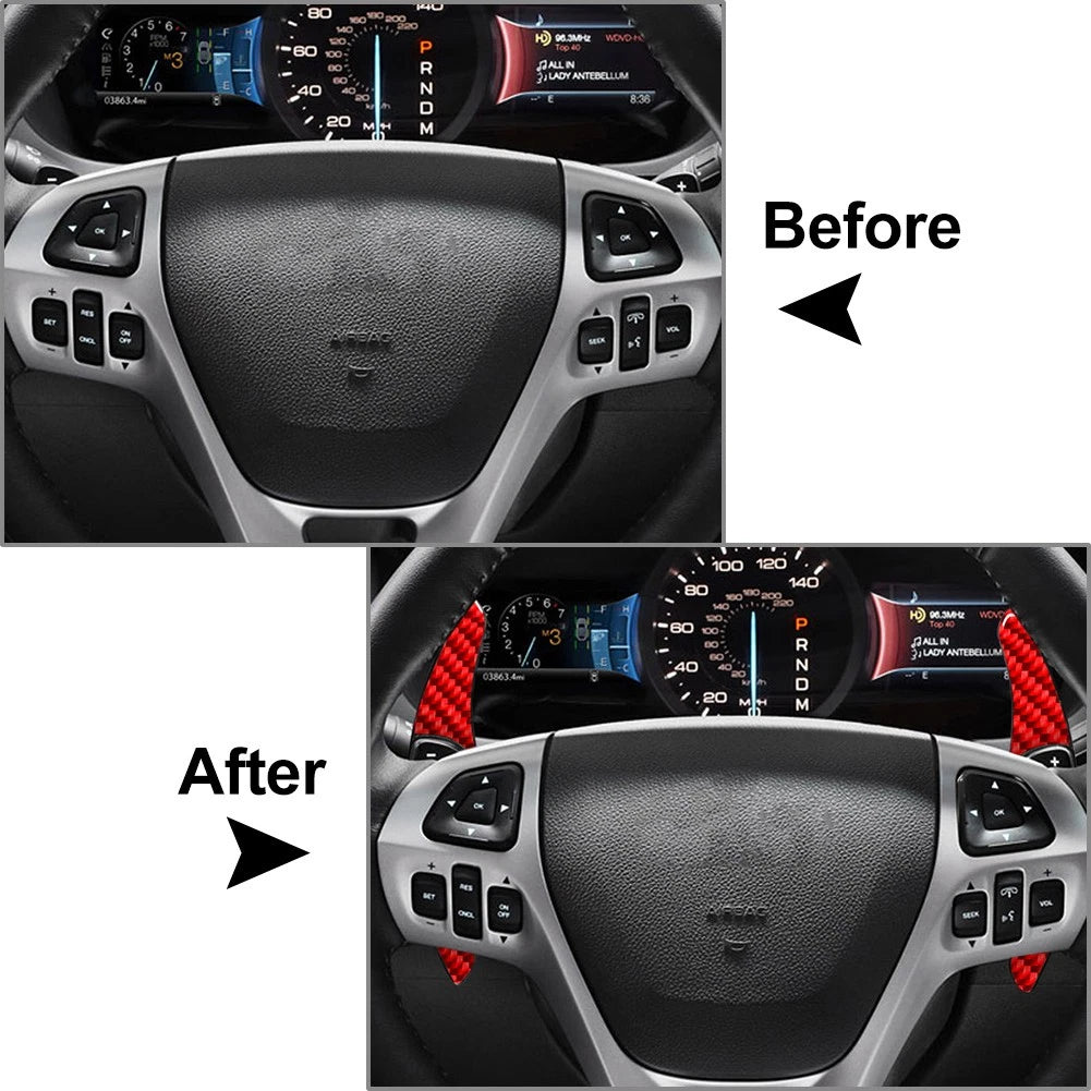 Steering Wheel Shifter Paddle Extensions for Ford Explorer (2013–2019)