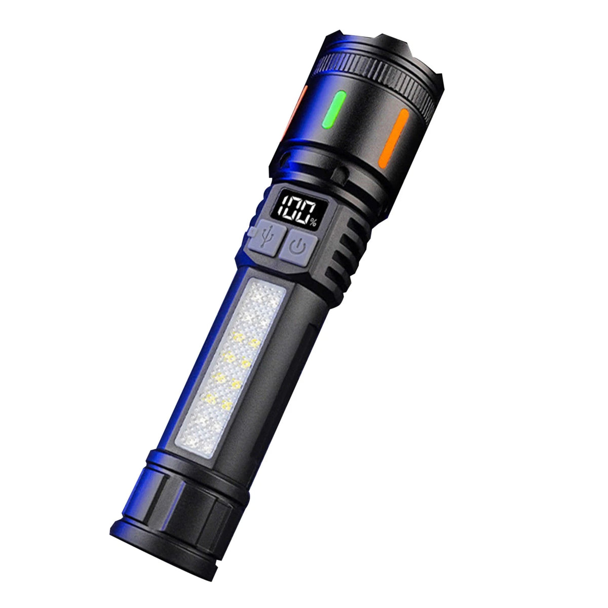 3000 Lumens Rechargeable Flashlight with 5 Modes for Camping Hiking
