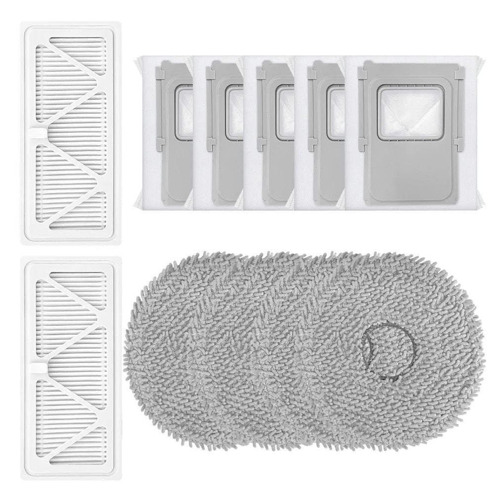 Replacement Side Brush Filter Mop Cloth Dust Bag for DJI RoboVac S A P