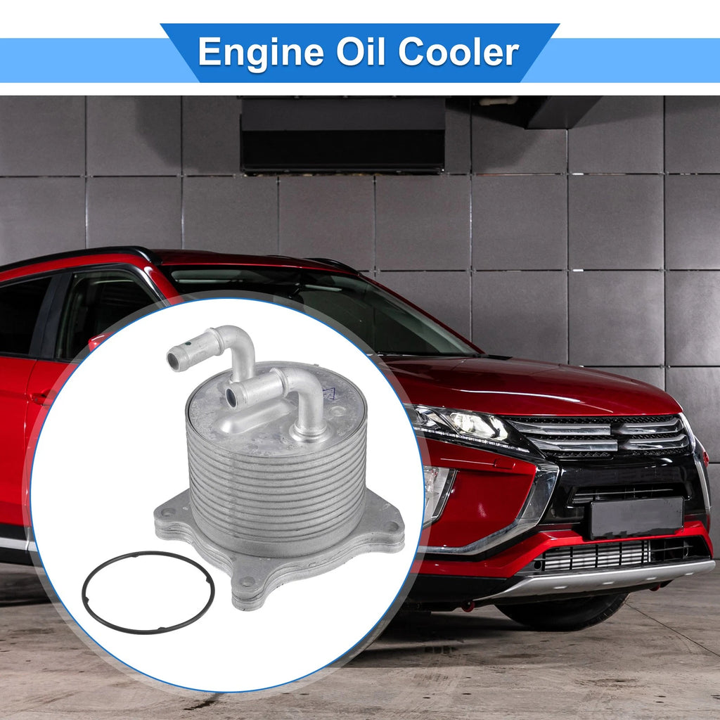 Engine Oil Cooler Assembly with Seals for Mitsubishi Lancer (2008–2013)