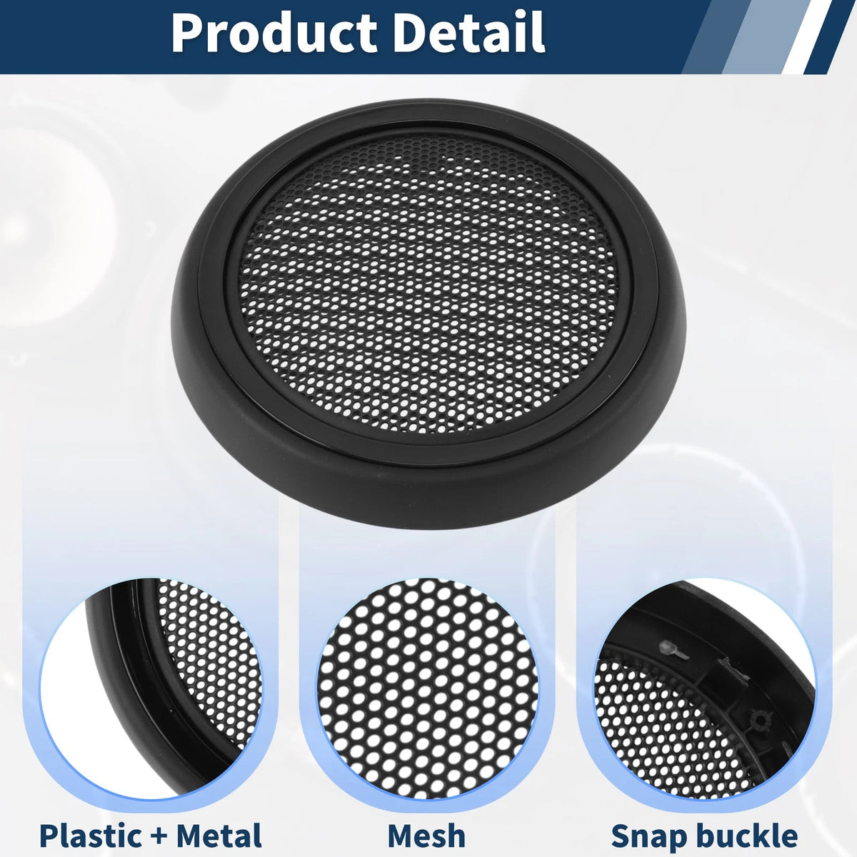 Speaker Grills Cover for BMW Mini Cooper Clubman R55 (2007–2014) Black Gloss