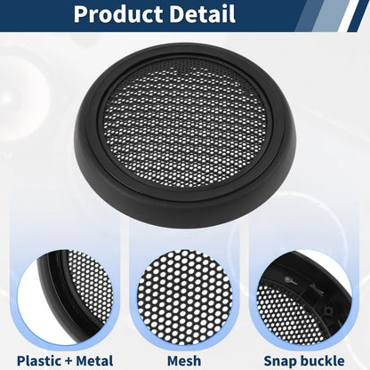 Speaker Grills Cover for BMW Mini Cooper Clubman R55 (2007–2014) Black Gloss