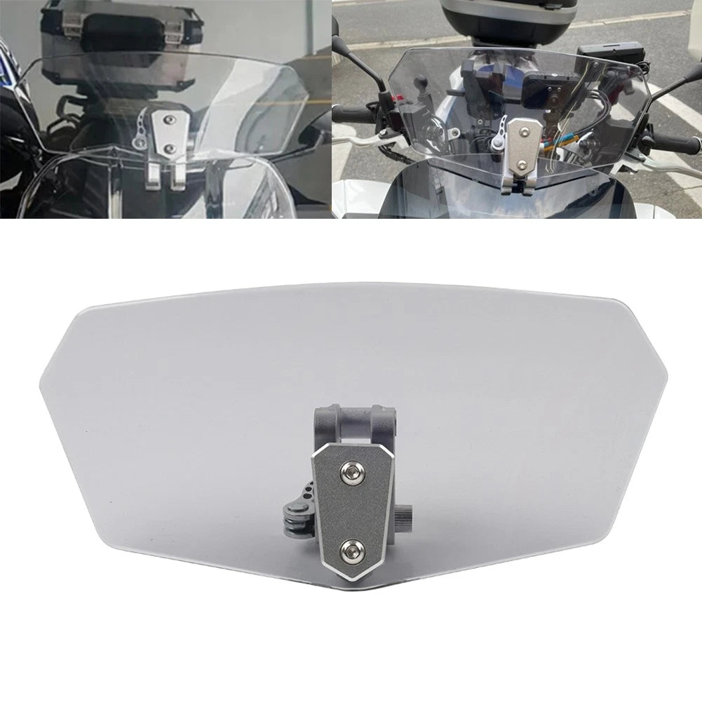 Adjustable Windshield Extension Air Deflector for Universal Fit (2000–2023)