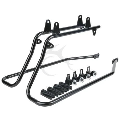 Hard Saddlebags Black Conversion Bracket for Harley Softail Fatboy (1986–2017)