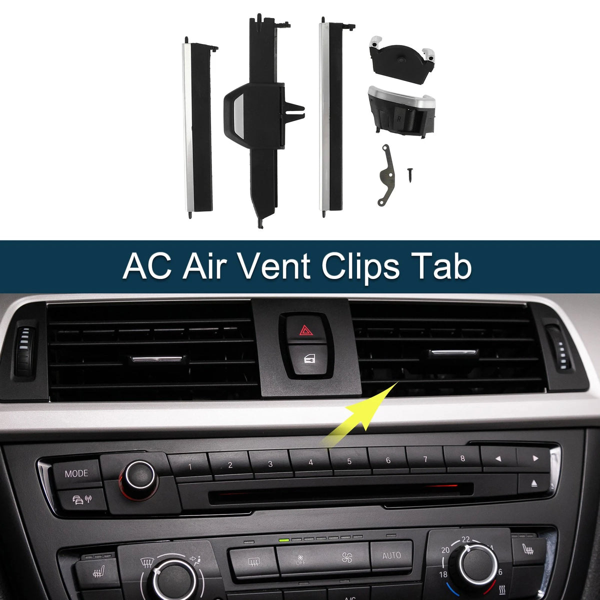 AC Air Vent Clips Tab Replacement for BMW 3 Series G20 G21 G22 (2019–2023)