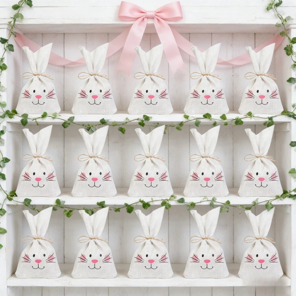 Easter Candy Bag with Bunny Ears Pouch (23x11cm)