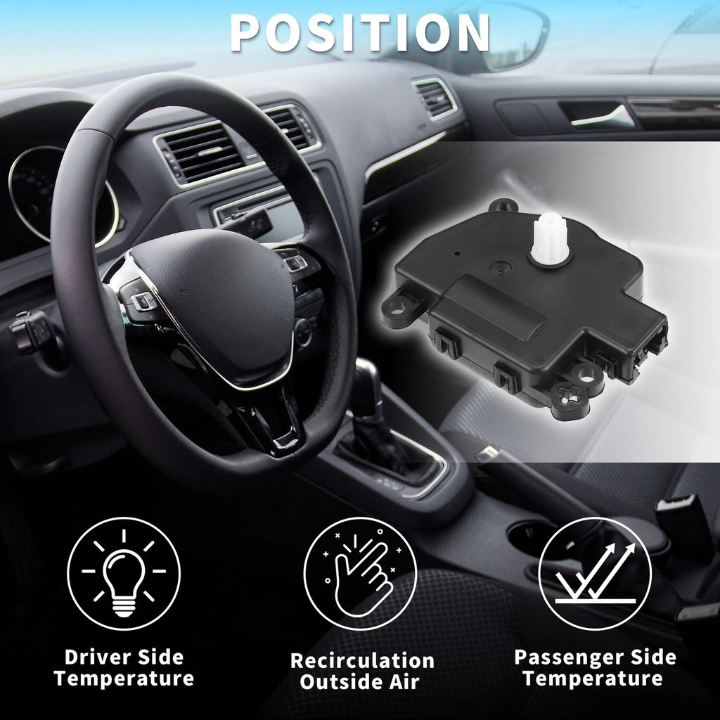 HVAC Heater Blend Door Actuator Replacement for Chrysler 300 (2008–2010)