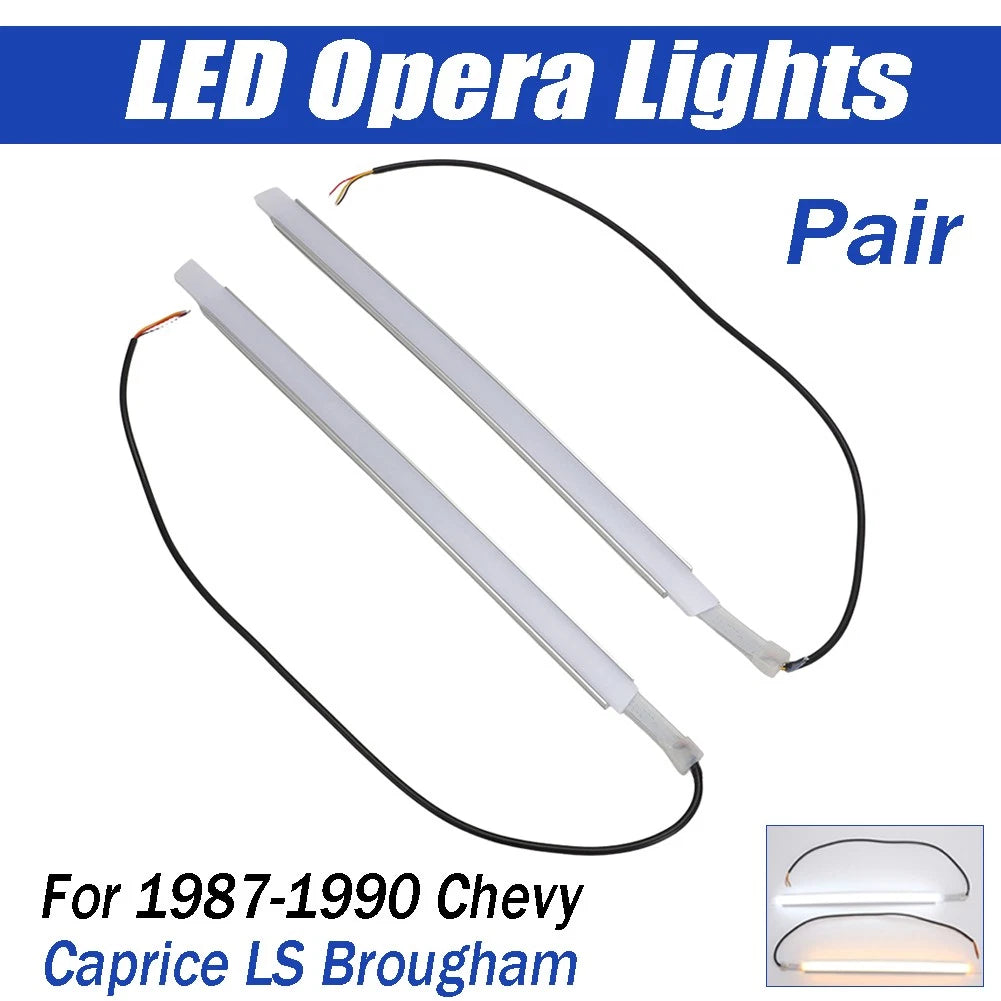 LED Opera Lights for Chevy Caprice LS Brougham (1987–1990) PAIR