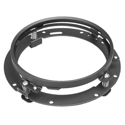 Round LED Headlight Mounting Bracket Ring 7" for Harley Softail (1991–2013)