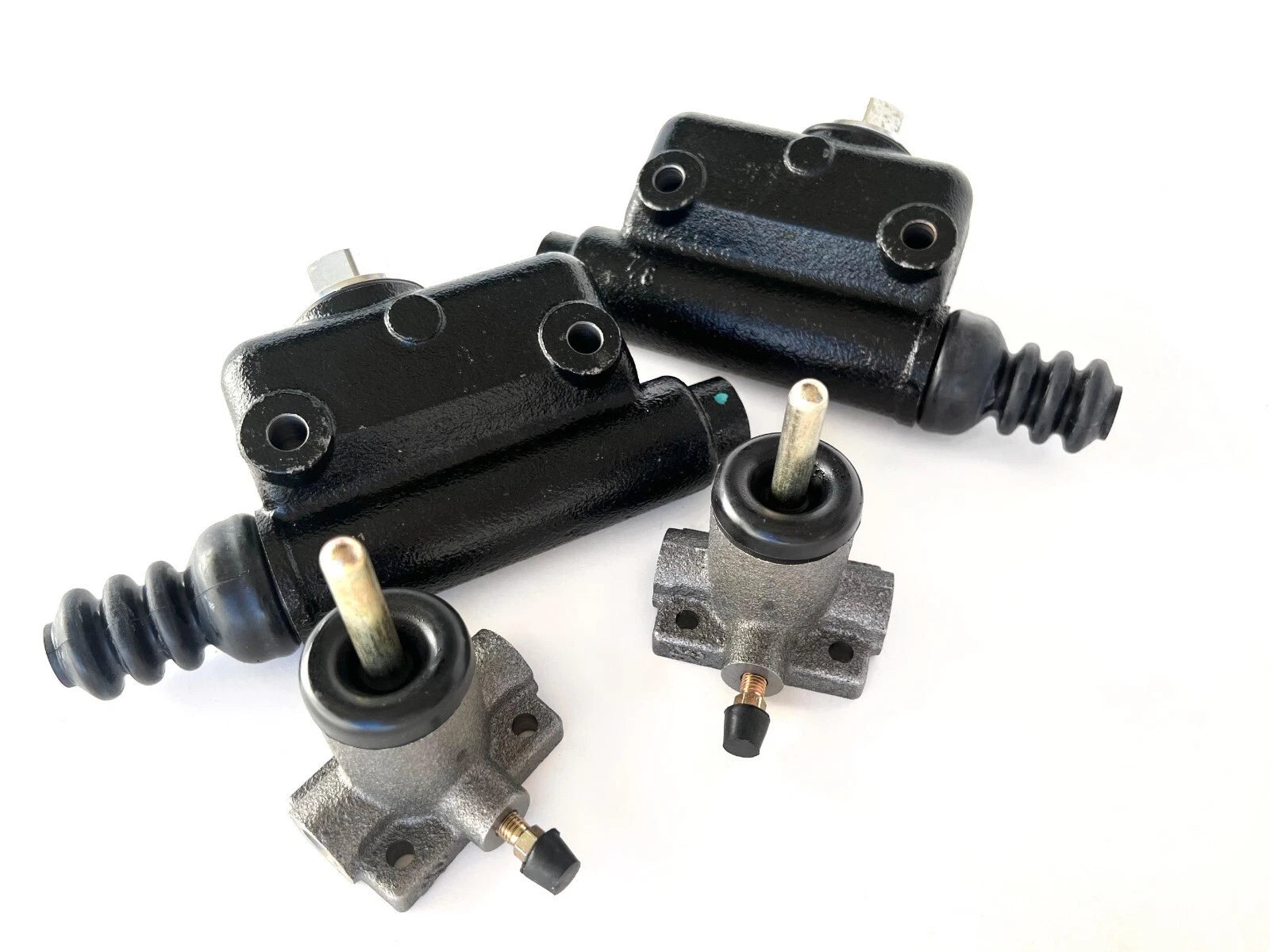 2X Brake Master Slave Cylinder Kit for Case 480C 580C
