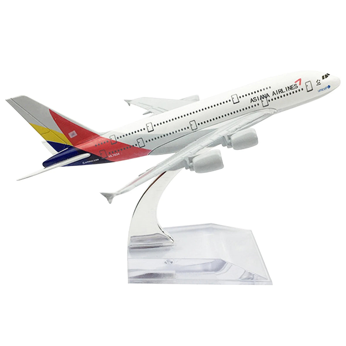 1/400 Asiana Airlines A380 Model Aircraft