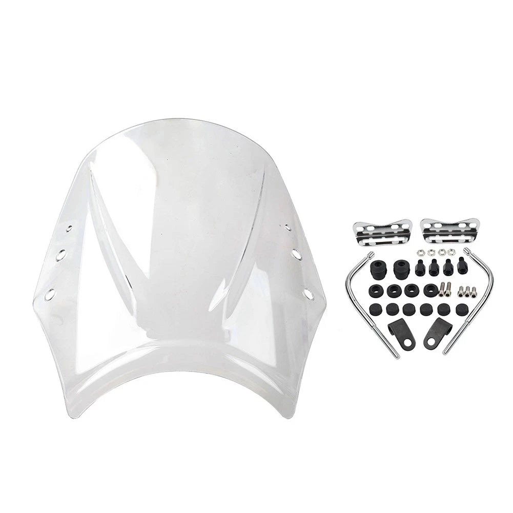 Windshield Deflector for Motorcycle Universal (Clear)