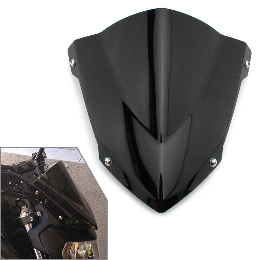 Motorcycle Windshield for Yamaha MT-07/FZ-07 (2018–2021) Black