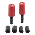 2X Handlebar Grips for Universal Motorcycle (50.8mm) - Red