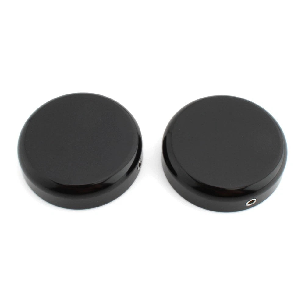 Upper Fork Steerer Cover Caps for Harley X48 (2016–2022) Black Aluminum