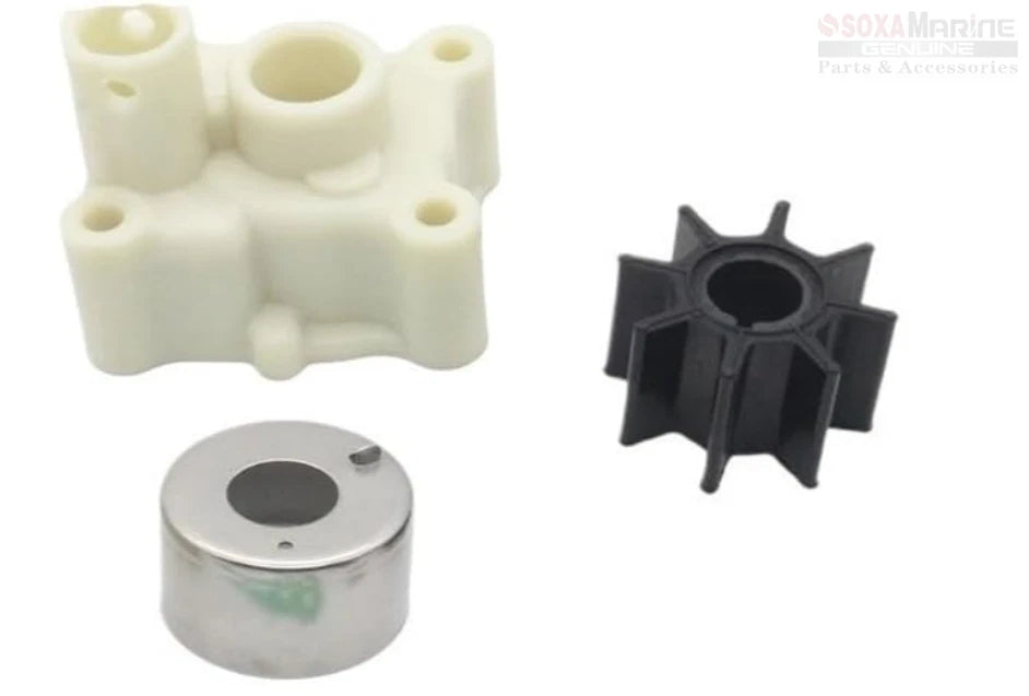 Set of 2 Water Pump & Impeller for Tohatsu Marine 15-20 HP (3RS650161M, 3RS650110M)