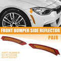 Bumper Reflector Yellow Replacement for BMW 3 Series E90 E91 LCI (2009–2011)