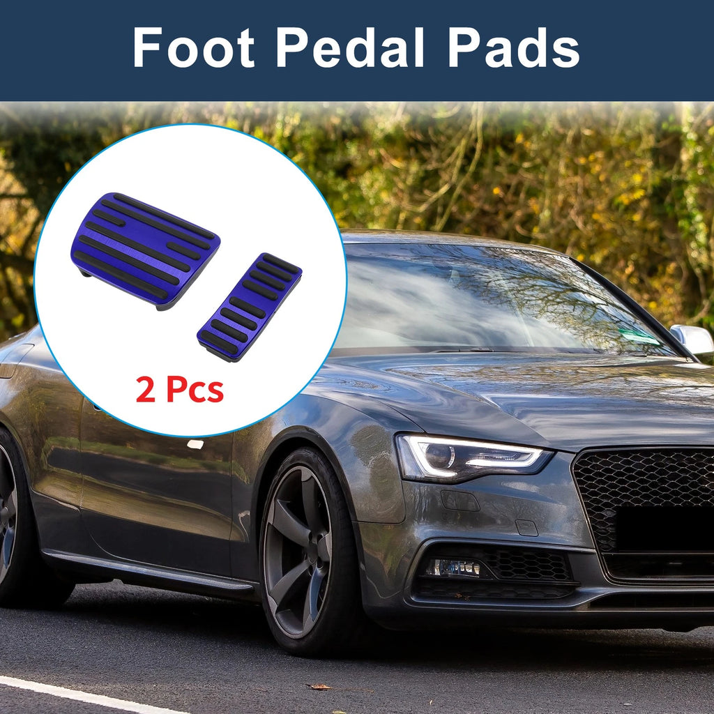 Foot Accelerator Pedal Covers for Audi A4 A5 A6 Q5 2014–2020 Blue
