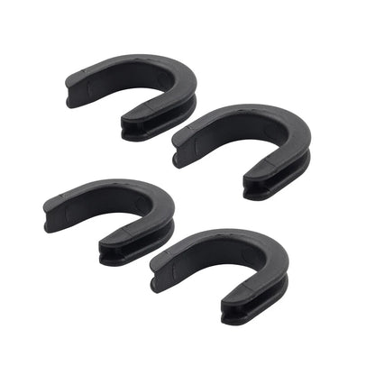 2 Pair Sissy Bar Luggage Rack Side Mounting Grommet for Harley (2009–2009)