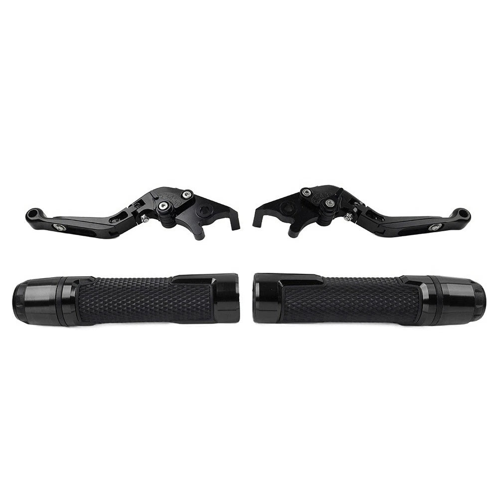 Folding Extendable Brake Clutch Lever Grip Set for Suzuki GSXR (2000–2023)