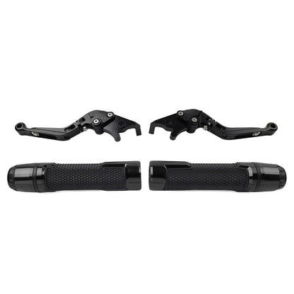 Folding Extendable Brake Clutch Lever Grip Set for Suzuki GSXR (2000–2023)