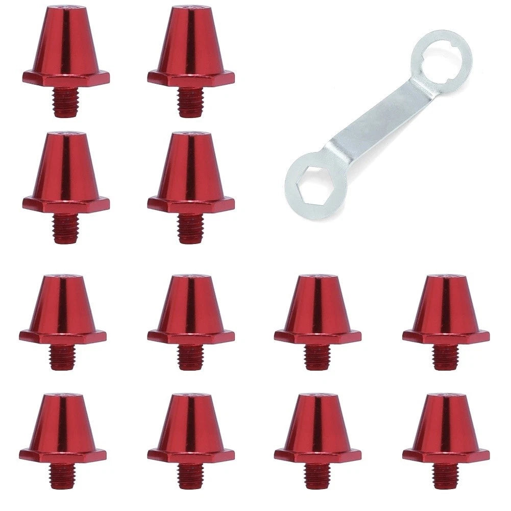 Set of 4 Rugby Boot Studs for Stable Traction (Lightweight)